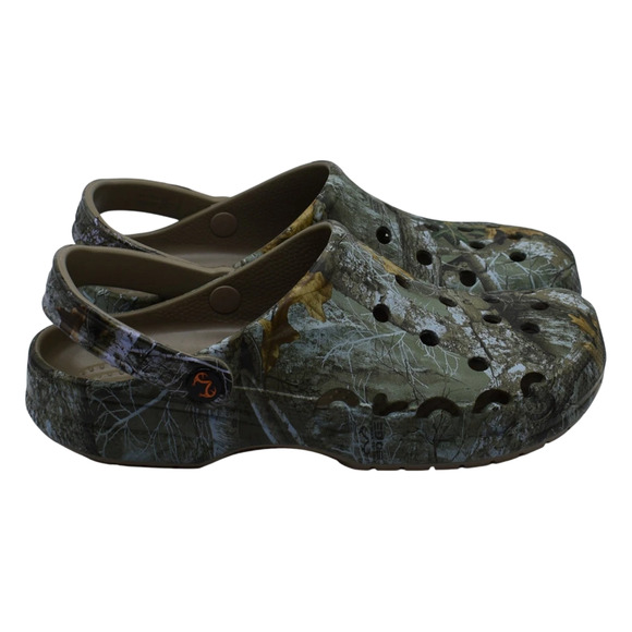 Crocs Baya Realtree APX Edge Camo Clogs Unisex M5 W7 Slip On Shoes New